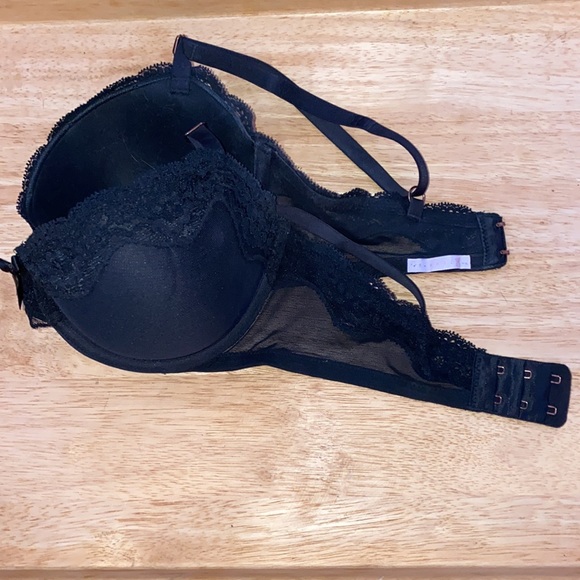 Savage X Fenty Mesh a Demi Cup Bra Black Caviar - Picture 3 of 4